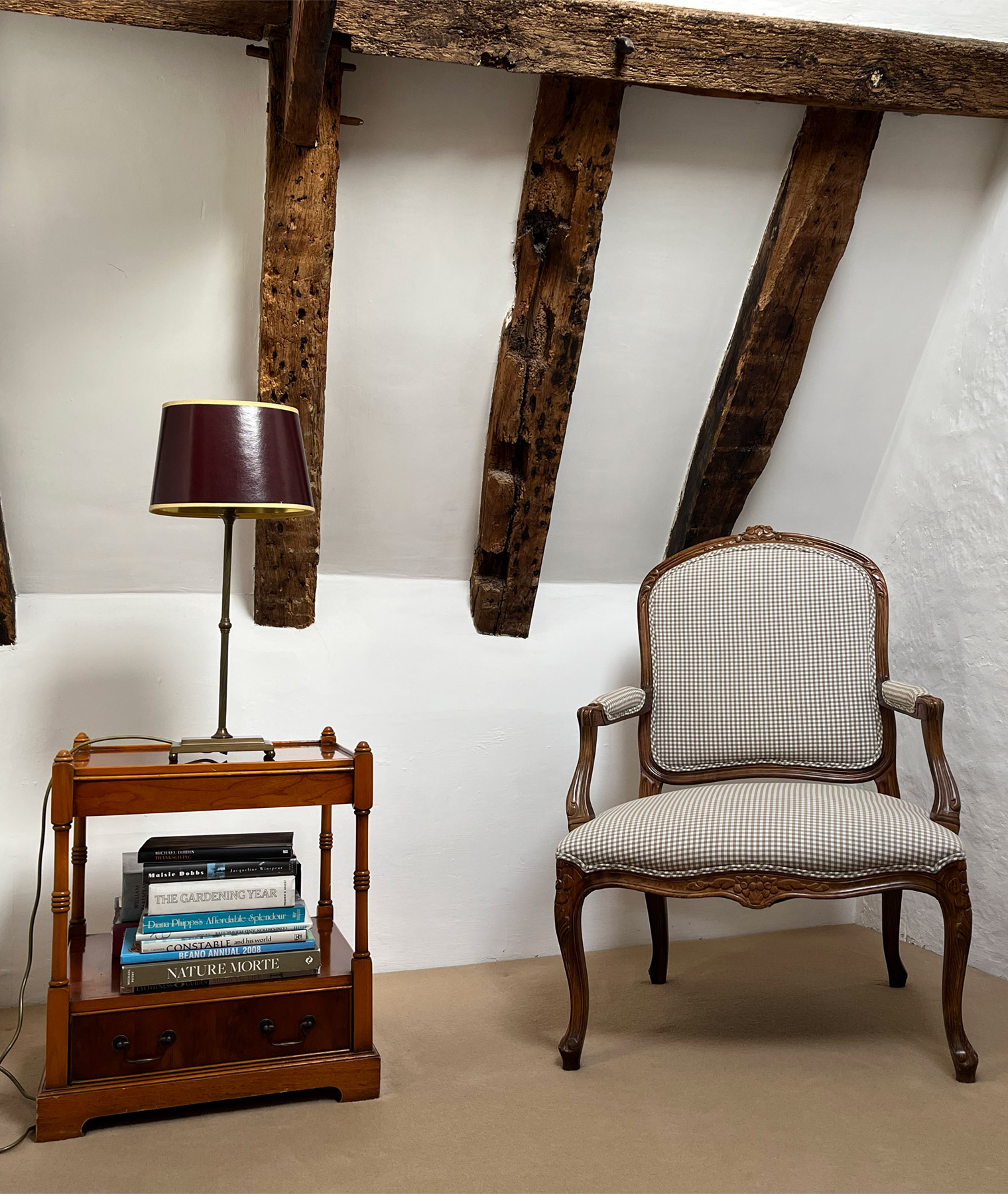 View of attic floor snug