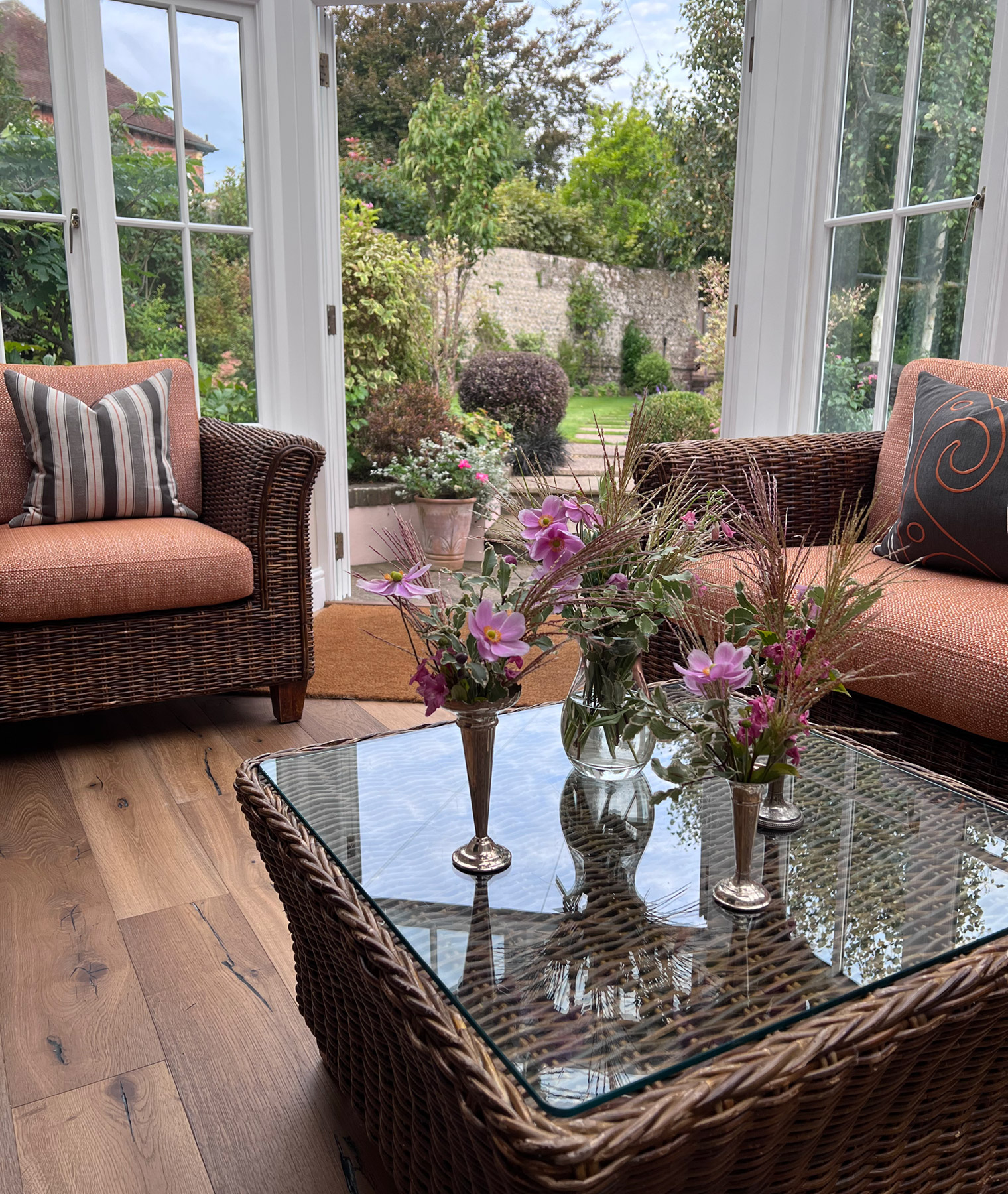 Interior view of the conservatory at The Dene